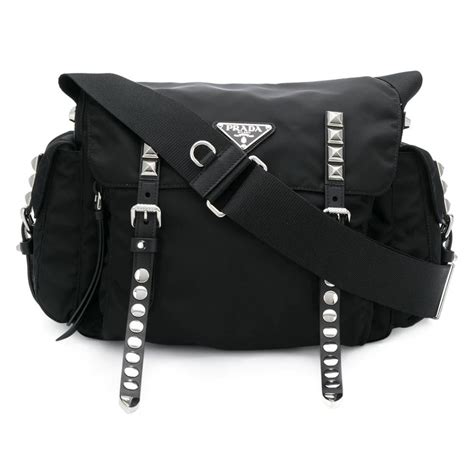 prada bag with studs|prada nylon shoulder bags.